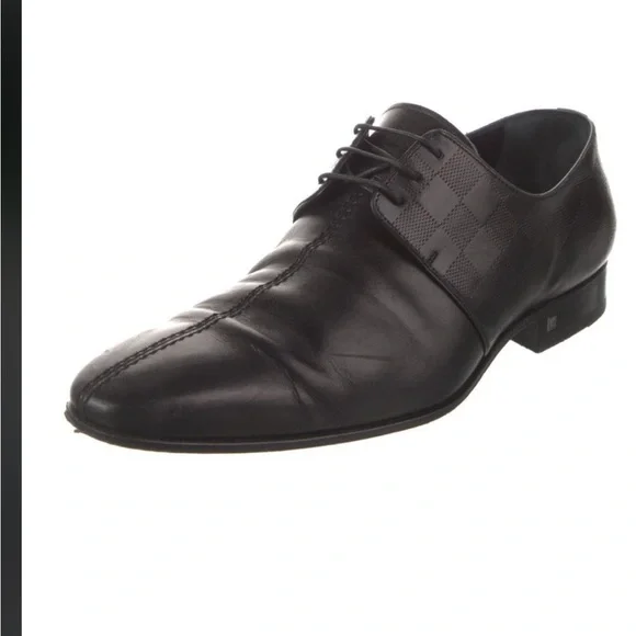 Louis Vuitton Damier Embossed Derby Shoes display picture 1